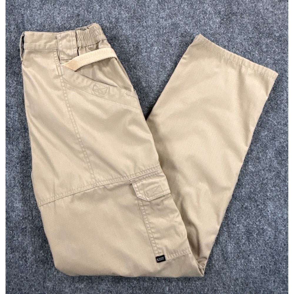 5.11 Tactical Taclite Pro Mens 32 Khaki Ripstop Utility Cargo Pants